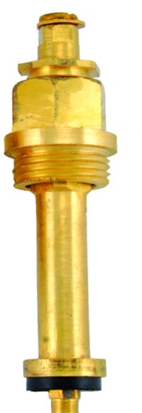 Shower Control Fitting - Brass, Standard Size, Polished Gold | Manual Valve, Threaded Inline, Corrosion Resistant