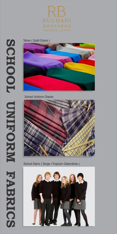 School Checks Uniform Fabric