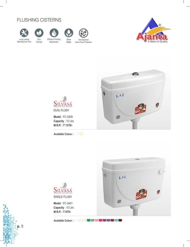 Silvasa Dual Flush Cistern