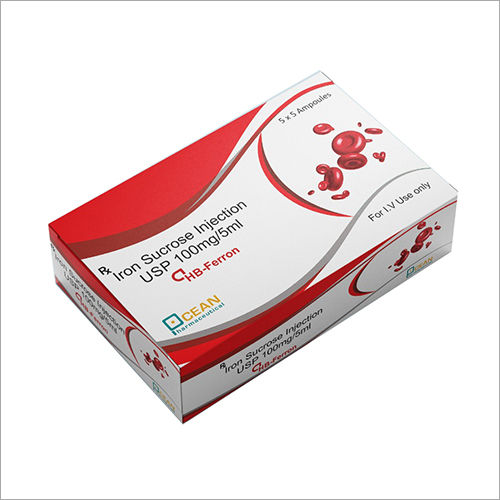 Iron Sucrose Injection 100Mg/5Ml As Per Instructions