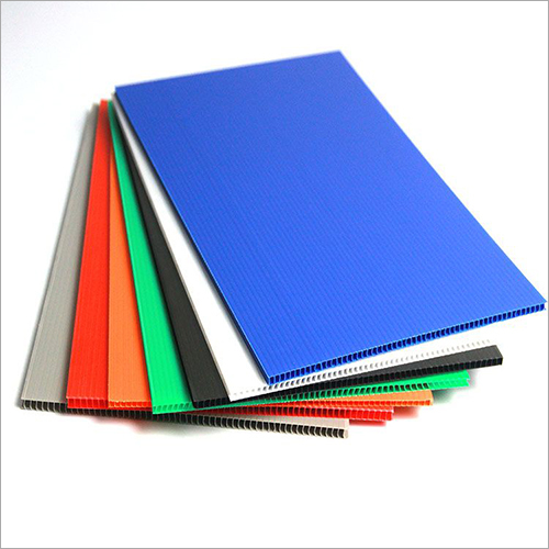 Coloured PP Corrugated Sheet