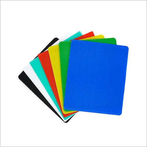Coloured PP Corrugated Sheet