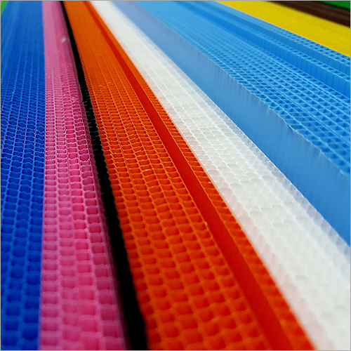 Coloured PP Corrugated Sheet