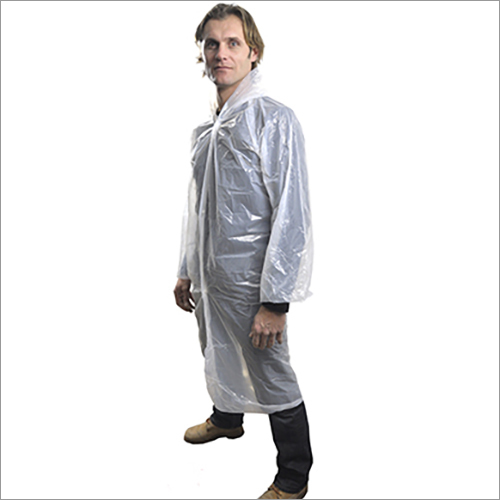 Polyethylene With A Hood Dressing Gown