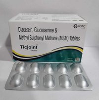 Diacerein Glucosamine  Methl Sulphonyl Methane MSM Tablet