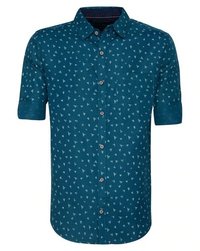 Full Sleeve Mens Shirts - Cotton Blend, Slim Fit, Printed Shevron Design, Long Sleeves, Sizes S-xxl | Casual Style For Summer And Winter