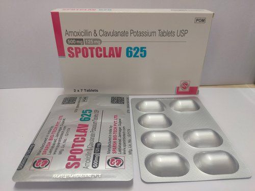 Spotclav 625 Mg Tablet Usp 2 X `7 Specific Drug