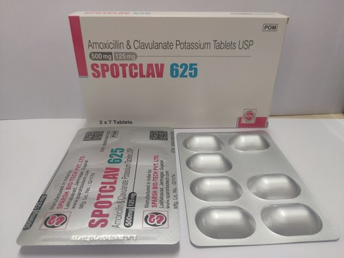 SPOTCLAV 625 MG TABLET USP 2 X `7