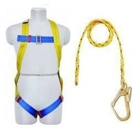 Karam Safety Belt - Polyester Material, One Size Fits Most, Yellow Color | Ce Certified, 1.5 M Length, 5 Cm Width, 1.5 Kg Weight