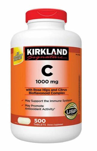 Kirkland Signature Vitamin C With Rose Hips And Citrus Bioflavoniod Complex 1000 Mg 500 Tablets Efficacy: Promote Healthy & Growth