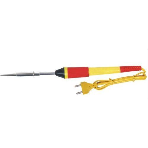 Delux Soldering Iron 25 Watt Yellow Colour Weight: 0.50 Grams (G)