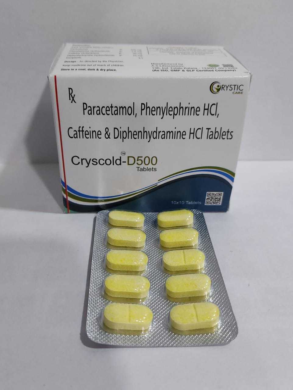 Paracetamol Phenylephrine HCI Caffeine  Diphenhydramine HCI Tablet