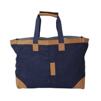Denim Bag With PP Web Handle