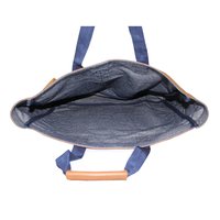 Denim Bag With PP Web Handle