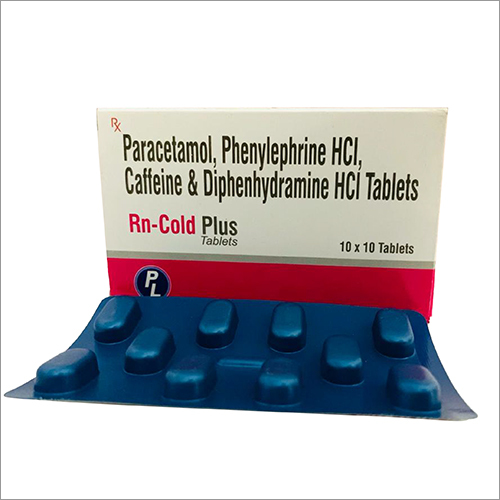 Paracetamol Phenylephrine HCL Caffeine And Diphenhydramine HCL Tablets