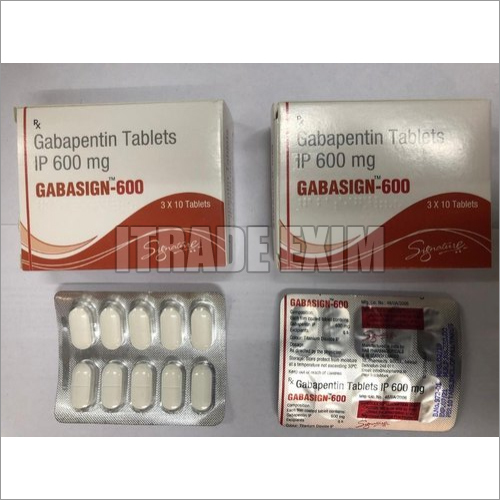 600Mg Gabapentin Tablets Ip General Medicines