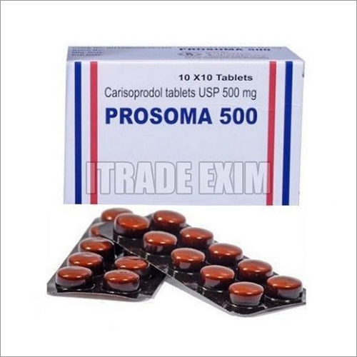 500Mg Caarisoprodol Tablets Usp General Medicines