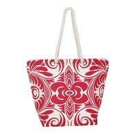 Twisted Rope Handle 12 Oz Natural Canvas Tote Bag