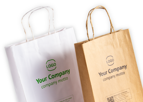 Any Color Paper Printed Shopping Bag