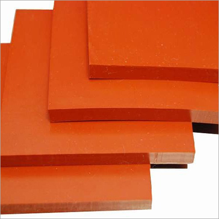 Orange Silicone Solid Rubber Sheet