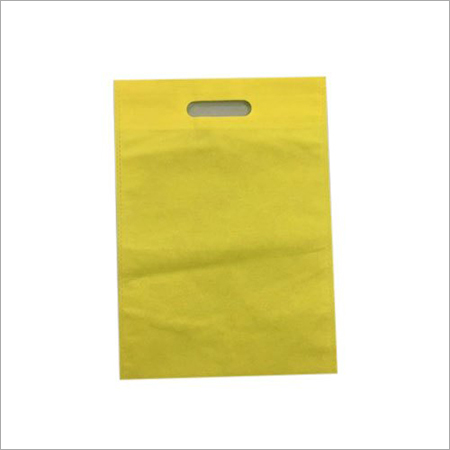 Yellow D Cut Non Woven Bag