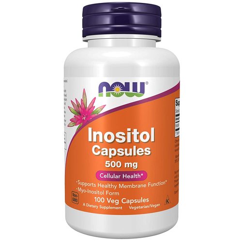 Now Foods, Inositol Capsules, 500 Mg, 100 Capsules Efficacy: Promote Healthy & Growth