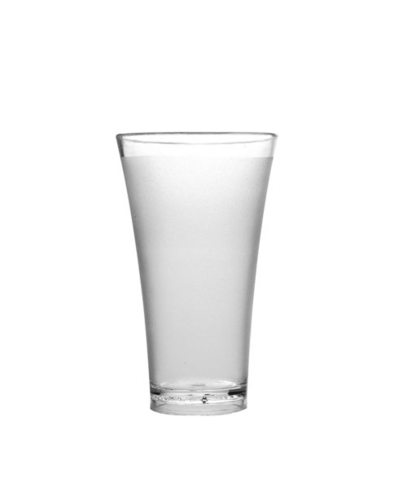SWIFT INTERNATIONAL Poly Carbonate Pilsner Glass-Juice Mocktail Lassi Glass for Better Head Retention (Unbreakable Material) (Big- 250 ML, 12