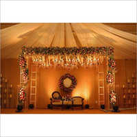Flowers Metal Wedding Mandap