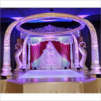 Decorative Tusk Wedding Mandap