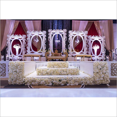 Elegant Wedding Reception Stage