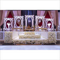 Elegant Wedding Reception Stage