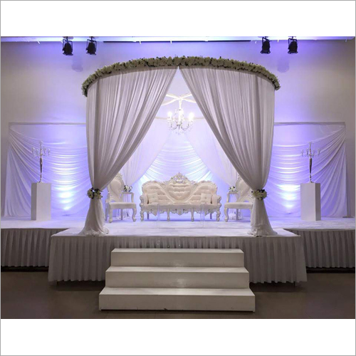 Decorative Fabric Drape Wedding Stage Backdrops