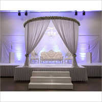 Decorative Fabric Drape Wedding Stage Backdrops