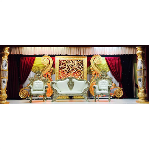 Traditional Fiber Wedding Stage