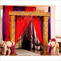 Carving Pillar Wedding Entry Gate