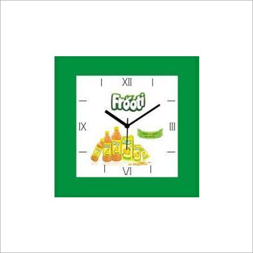 Green Promotional Wall Clock