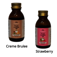 Virgin Coconut Oil Creme Brulee & Strawberry, 100ml