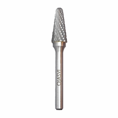 Tungsten Carbide Rotary Burrs Tree Shape With Radius End