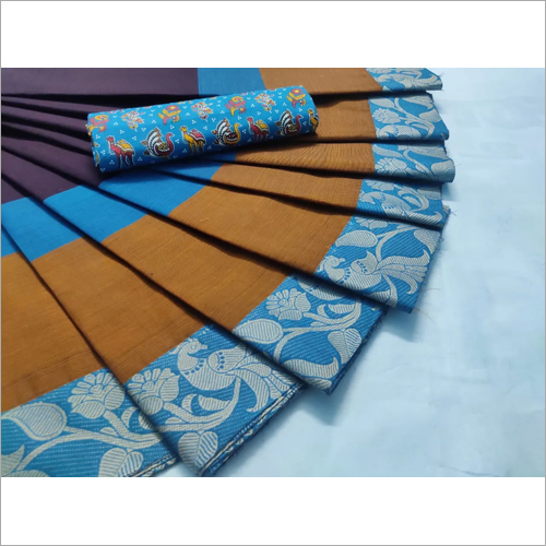 Casual Ladies Designer Cotton Silk Saree