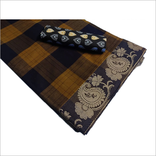Casual Ladies Cotton Fancy Border Saree