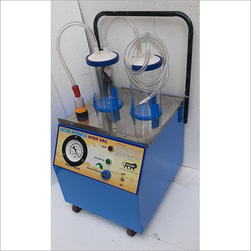 Hi-vac Suction Machine With Polycarbonate Jar
