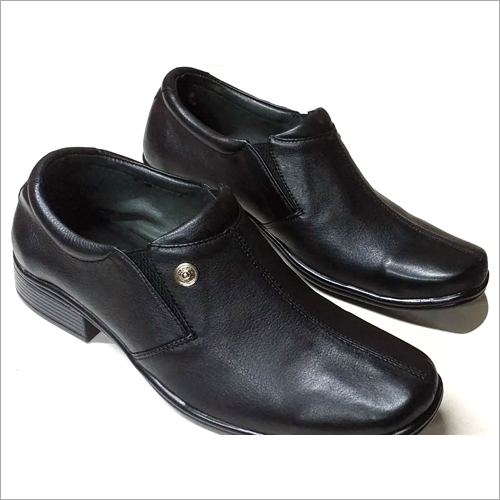 Black Mens Official Leather Shoes