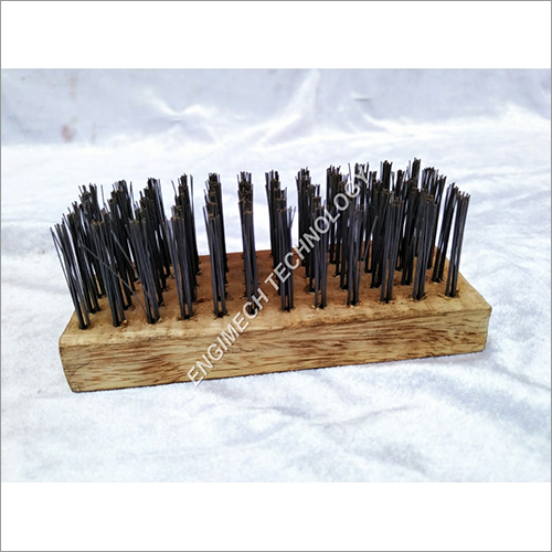 Wooden Handle Steel Wire Brush (Hard)