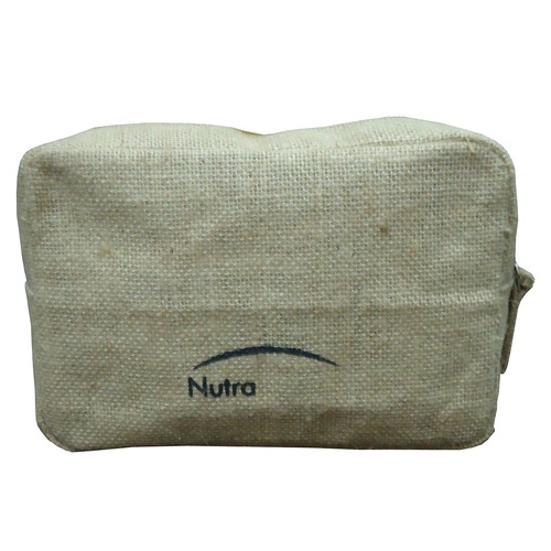 PP Laminated Jute Travel Pouch