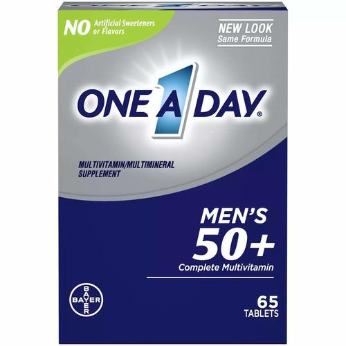 One A Day Mens 50+ Healthy Advantage Multivitamin - 65 Count Tablets | Promotes Healthy Growth & Vitality