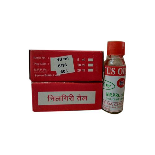 Eucalyptus Oil I.P Age Group: Adults