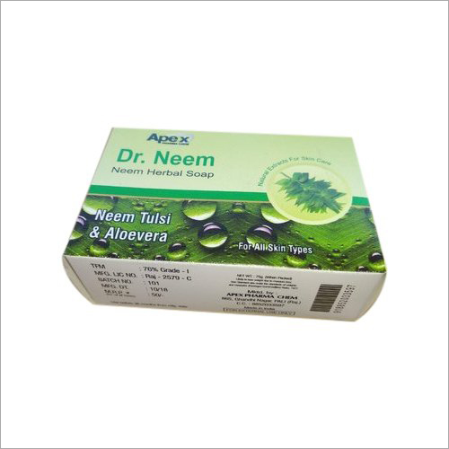 Solid Neem Tulsi And Aloe Vera Herbal Soap