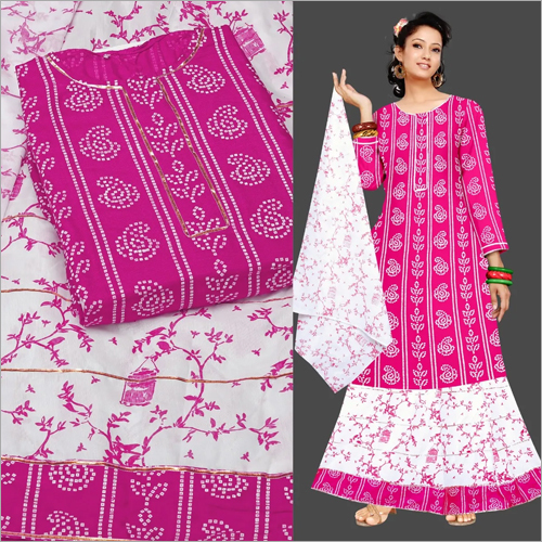 Cotton Ladies Printed Kurta Set
