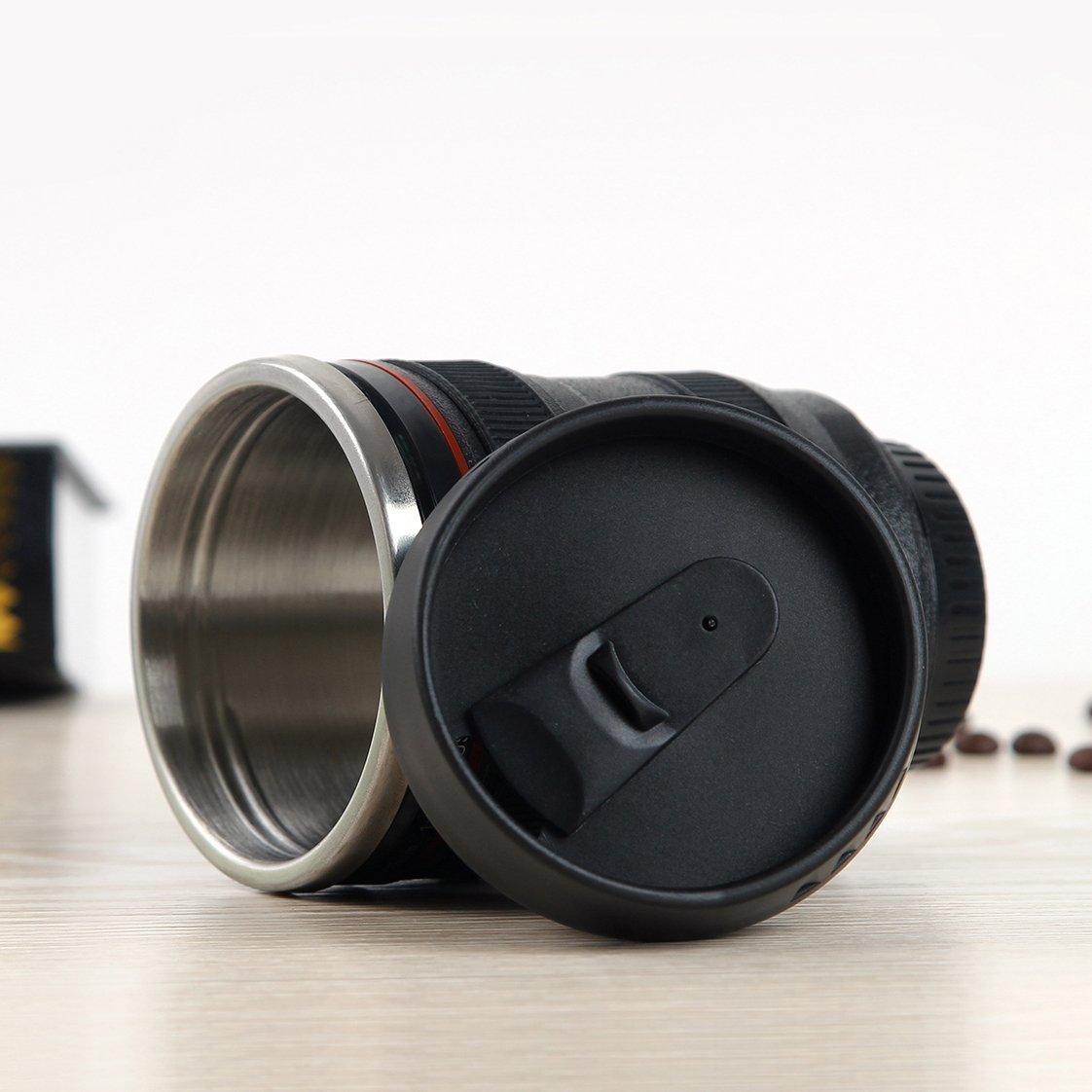 Camera Lens Mug Stainless Steel Tea - Coffee Mug