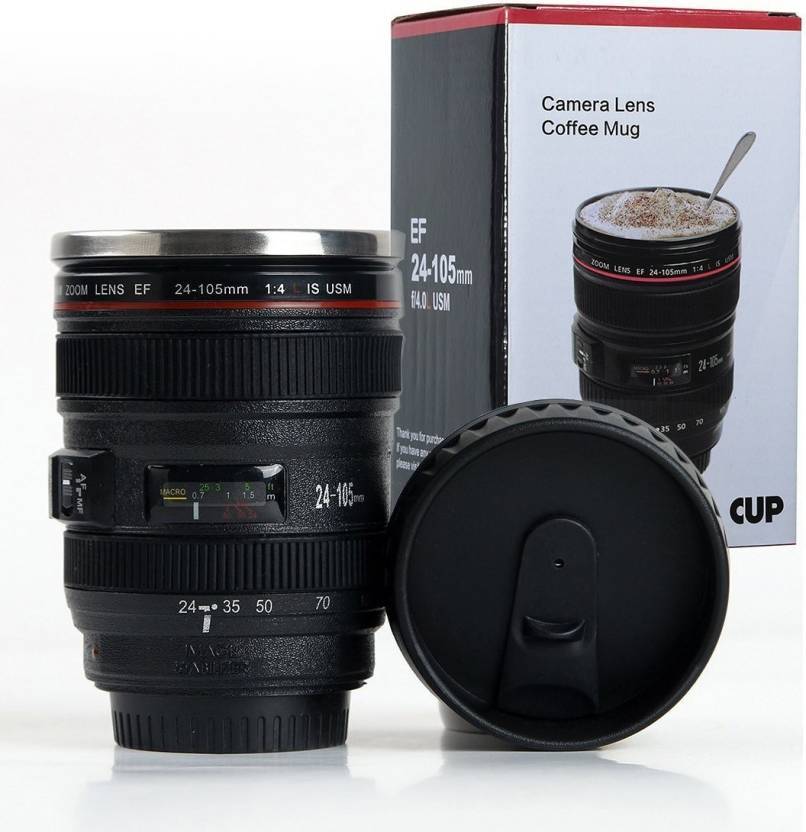 Camera Lens Mug Stainless Steel Tea - Coffee Mug